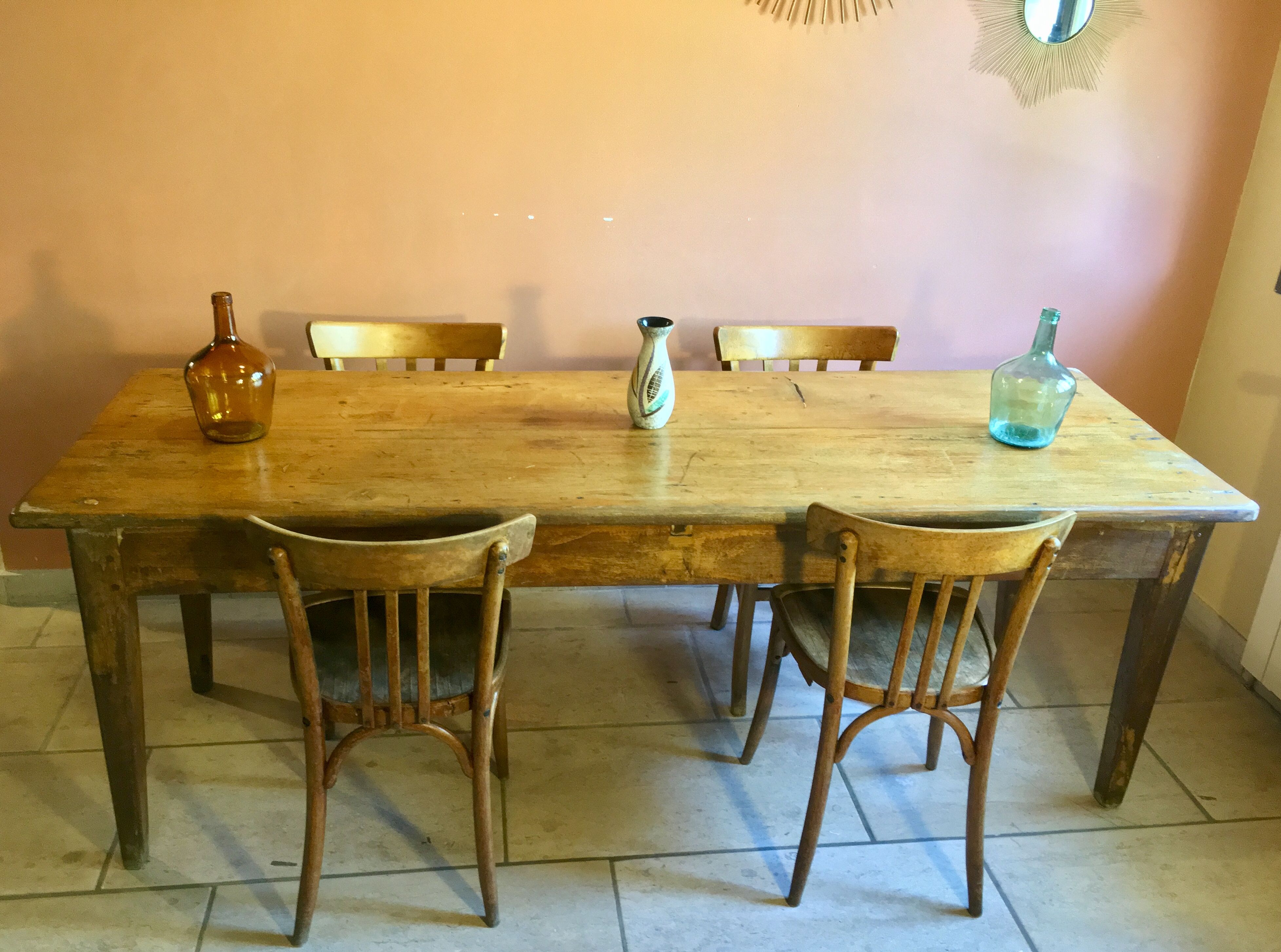 Table de ferme 2m