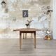 Vintage farmhouse table in solid oak.