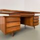 Writing Desk by Silvio Cavatorta in solid Walnut, Italy, 1950's