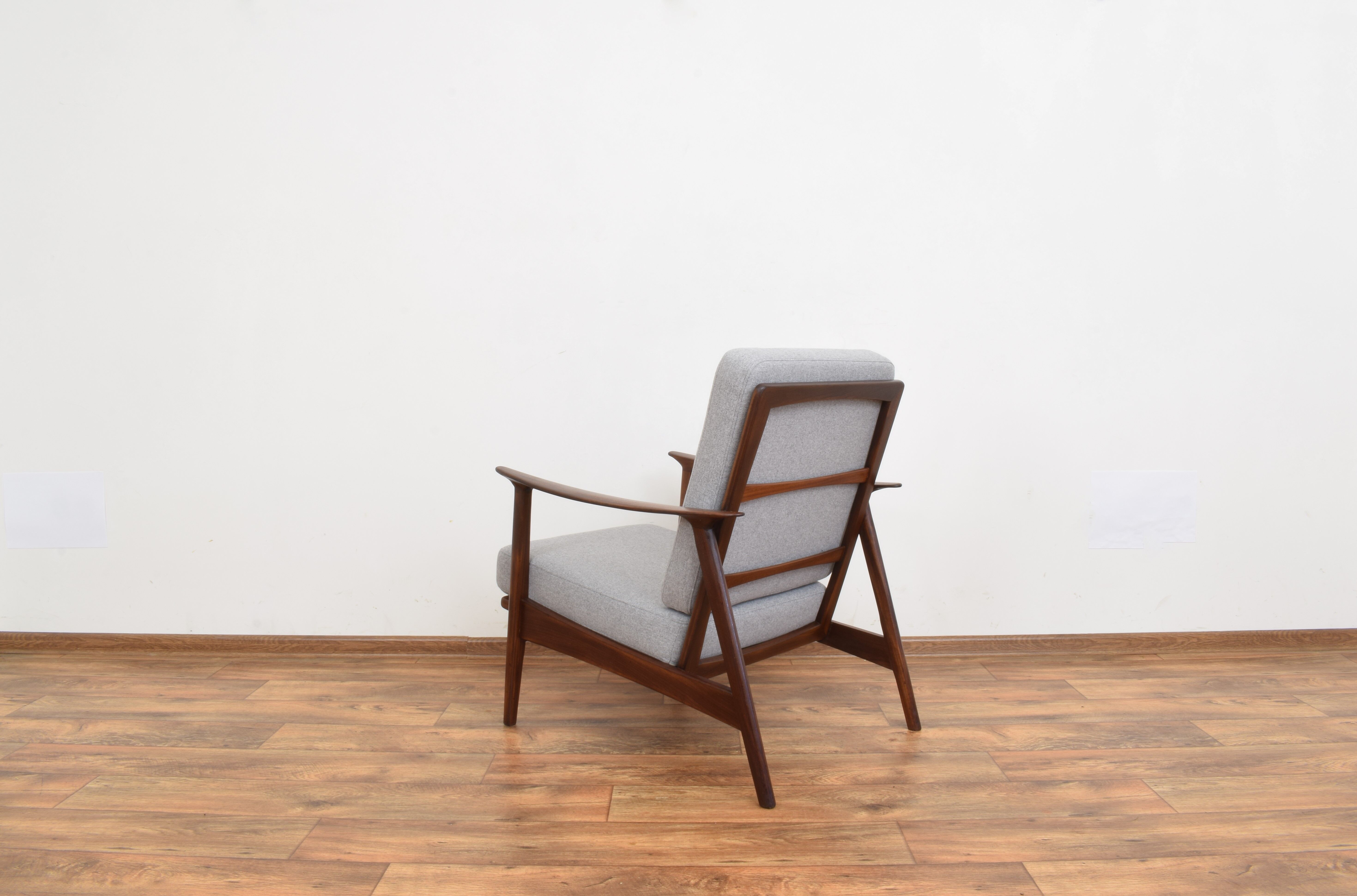 Mid-Century Danish Teak Armchair, 1960s.