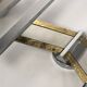 Pair of brass and chrome sconces from Sciolari 70