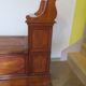 Antique trunk bench - Louis Philippe style - trunk seat - solid wood