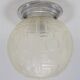 Art Deco globe ceiling lamp