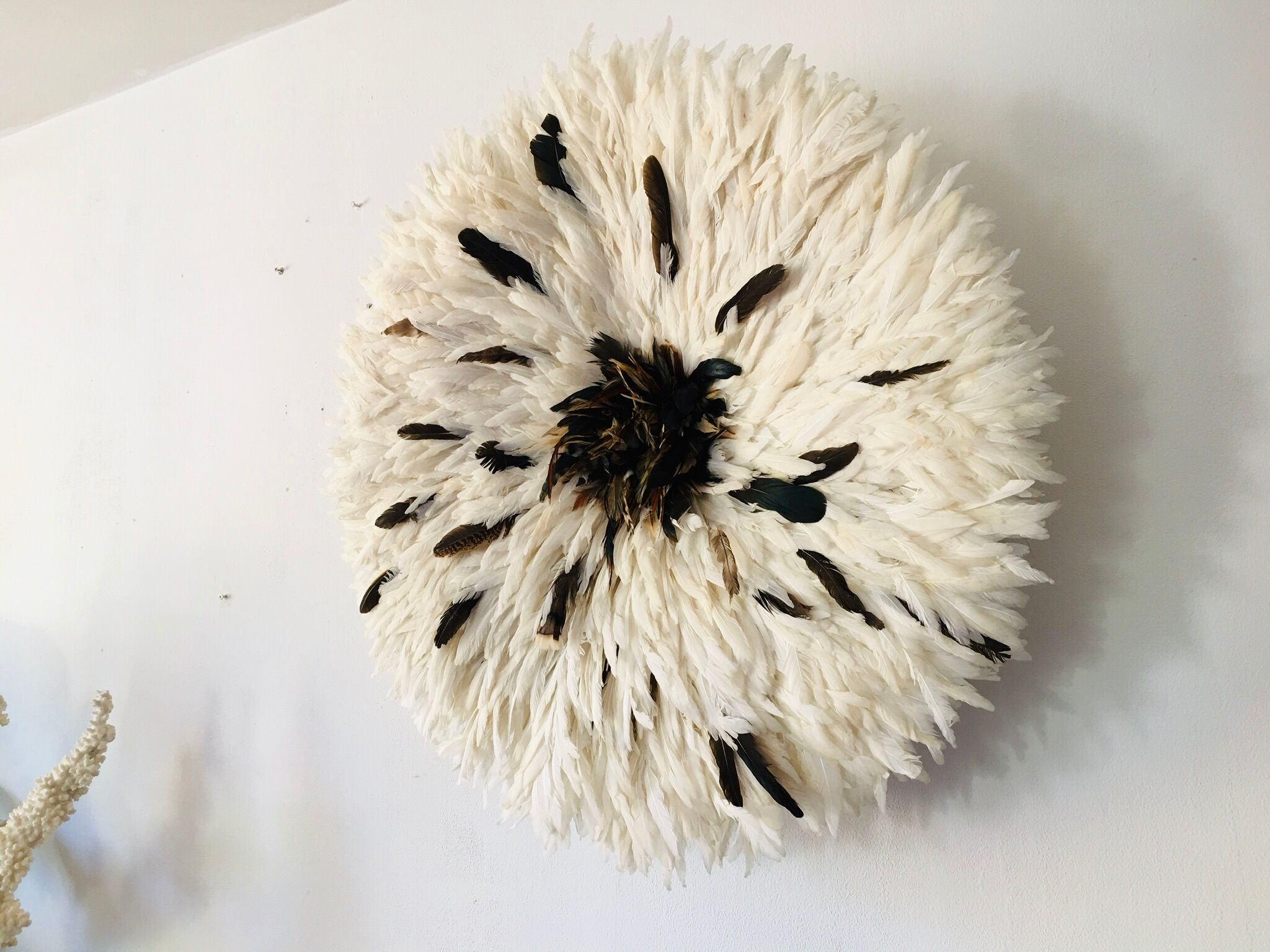 Juju hat blanc moucheté 75 cm