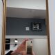 Mirror in wood and gilded plaster