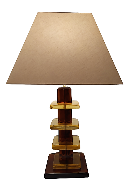 Imposing Murano glass lamp