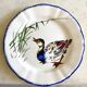 Service de table assiettes et plats Gien modèle grands oiseaux