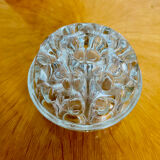 Pique fleurs en verre ancien