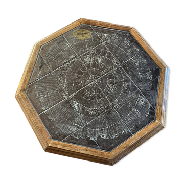 Octagonal coffee table signed by Jean D’Asti