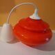 Vintage opaline glass lamp