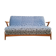 Danish vintage design Z shape sofa Kurt Østervig ‘floating armrests’
