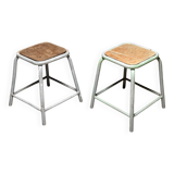 02 Mullca 1960 Vintage school or workshop stools