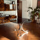 Vintage Italian design dining table from the 1970s.