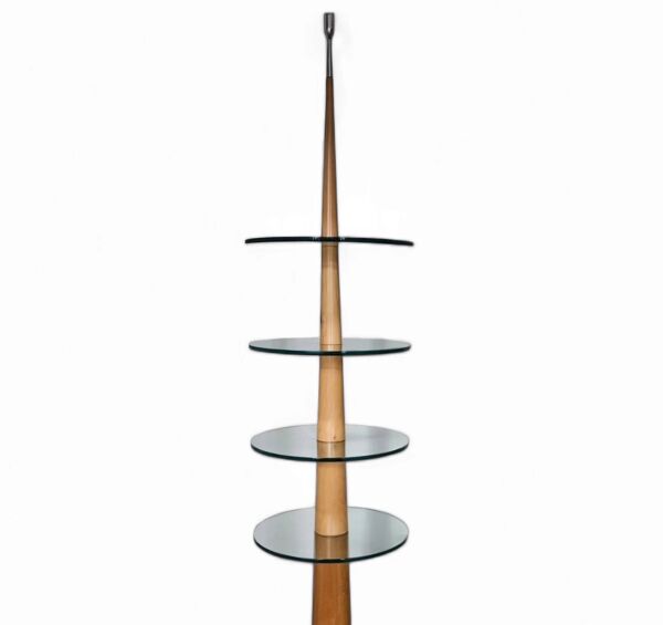 Colonne design avec plaques de verre