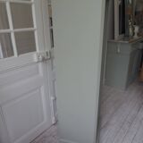 Bookcase, vintage dresser re-enchanted in verdigris waxed finish.