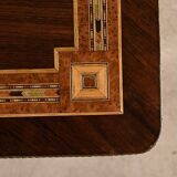 Small Living Room Table in Rosewood and Amboyna Burl, Louis XVI style, Napoleon III period – Mili