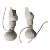 RARE PAIR OF TABLE LAMPS BY GINO SARFATTI DESIGNER