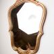 Golden mirror style Louis XV 30x46cm