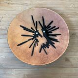 Enameled plate on copper by Jules Perrier Quebec Canada - 1950