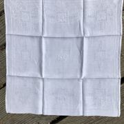 11 square napkins GC floral damask with cutwork