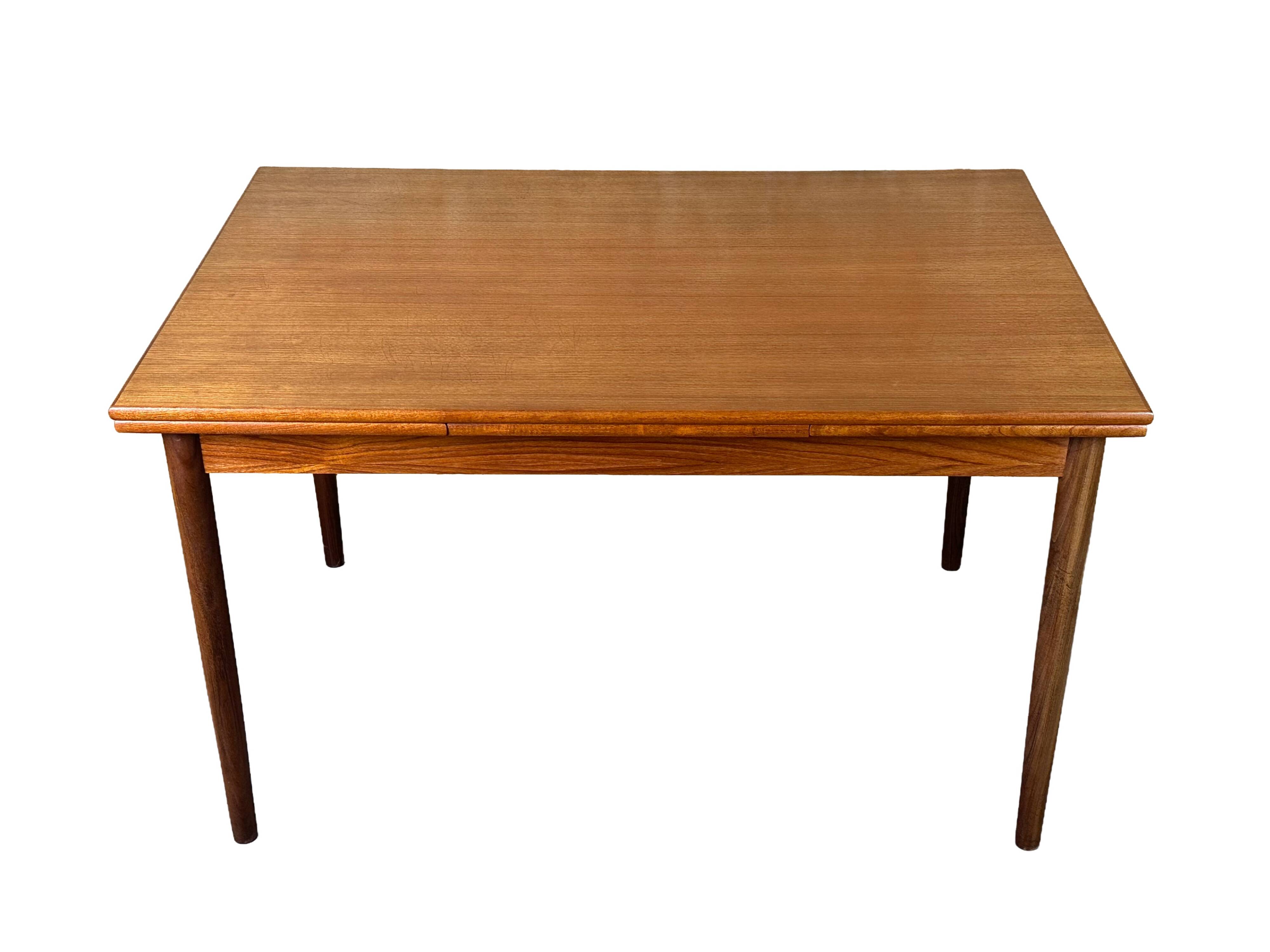 1960s/1970s Teak Dining Table Danish Modern Design Denmark