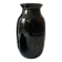 Large ovoid vase circa 1950 in tenmoku glazed ceramic