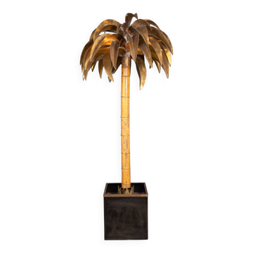 20thC French Palm Tree Floor Lamp, Christian Techoueyres For Maison Jansen
