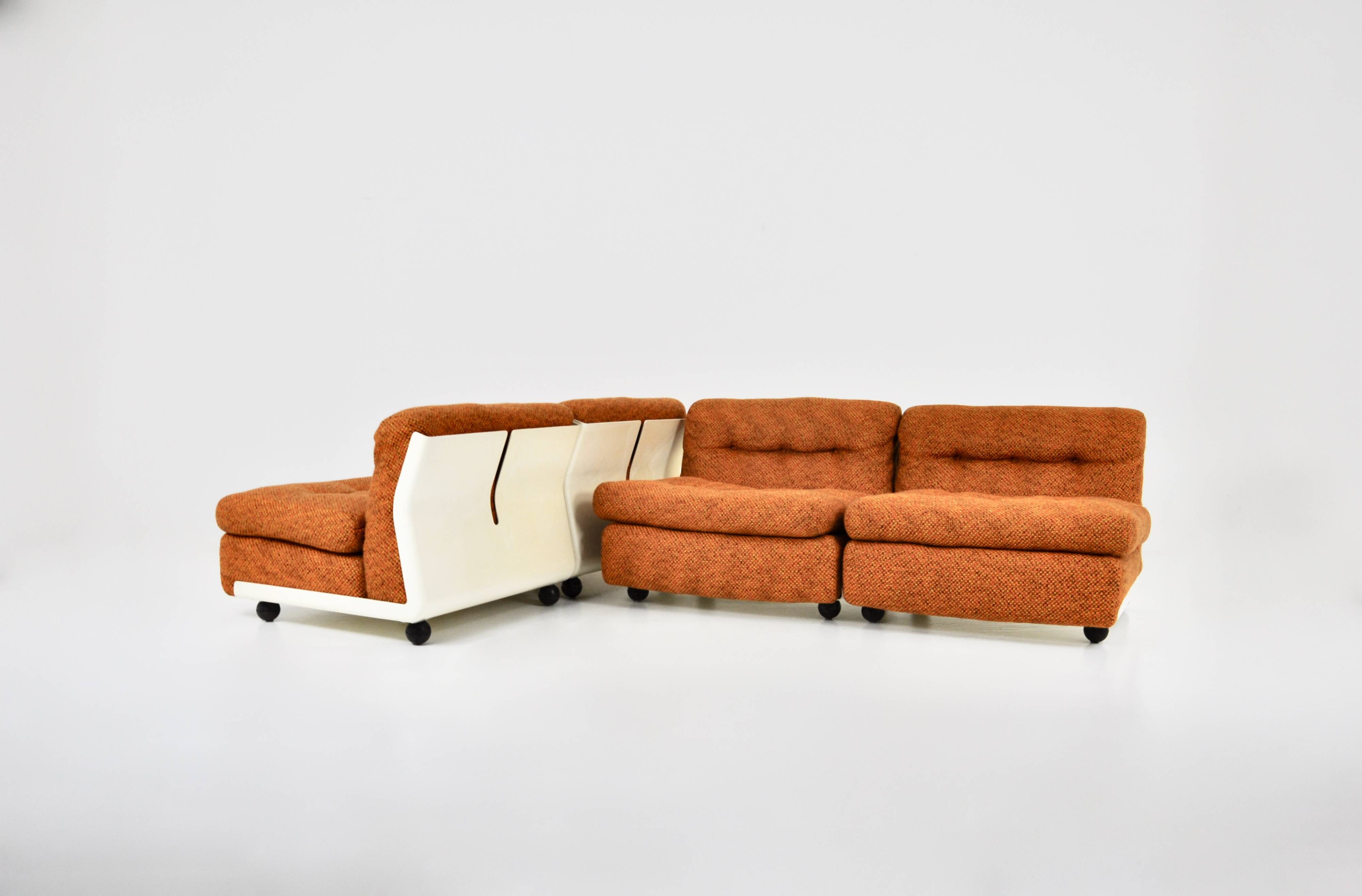 Amanta armchairs by Mario Bellini for C&B Italia, 1960, set of 4