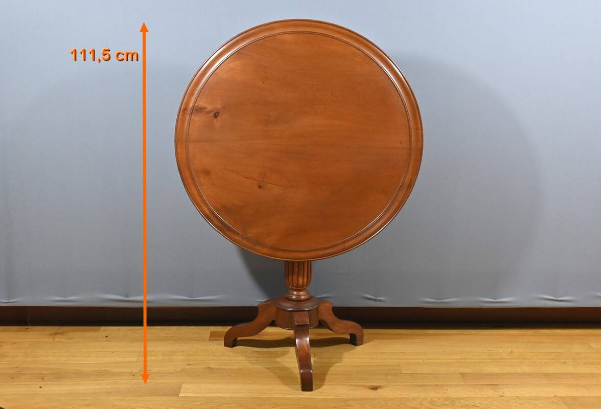 Mahogany System Pedestal Table, Louis Philippe Period – Mid-19th Century