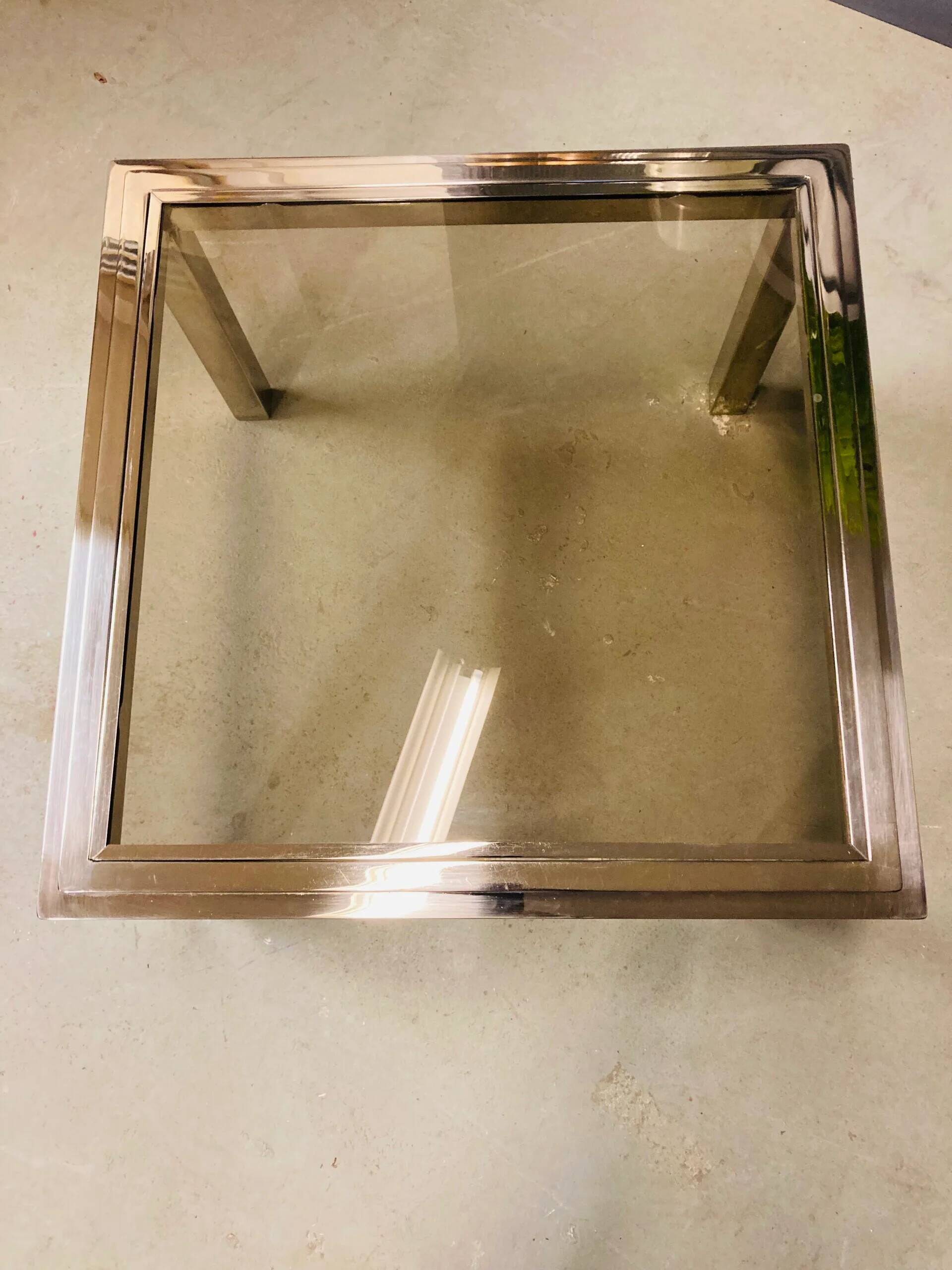 Belgo Chrom side table 1970s