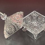 Cut glass sugar bowl 18 cm