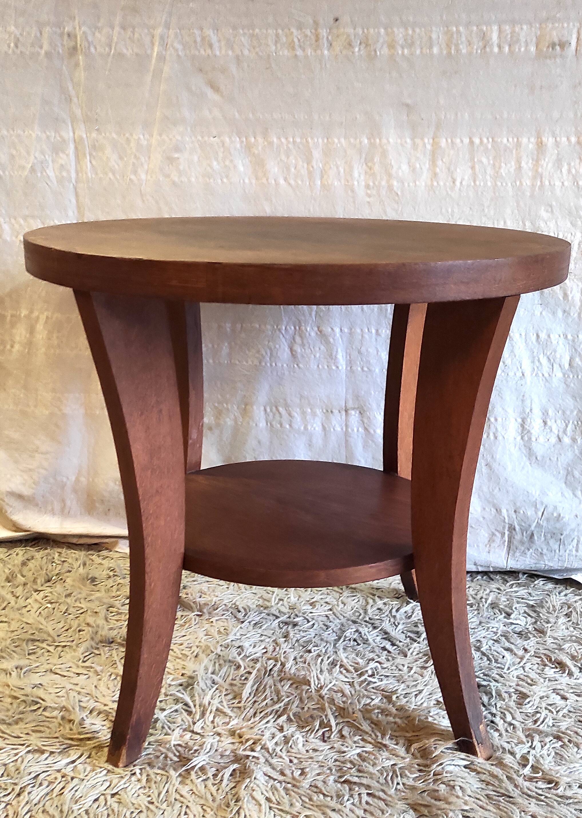 Art Deco oak coffee table - 1930s/40s