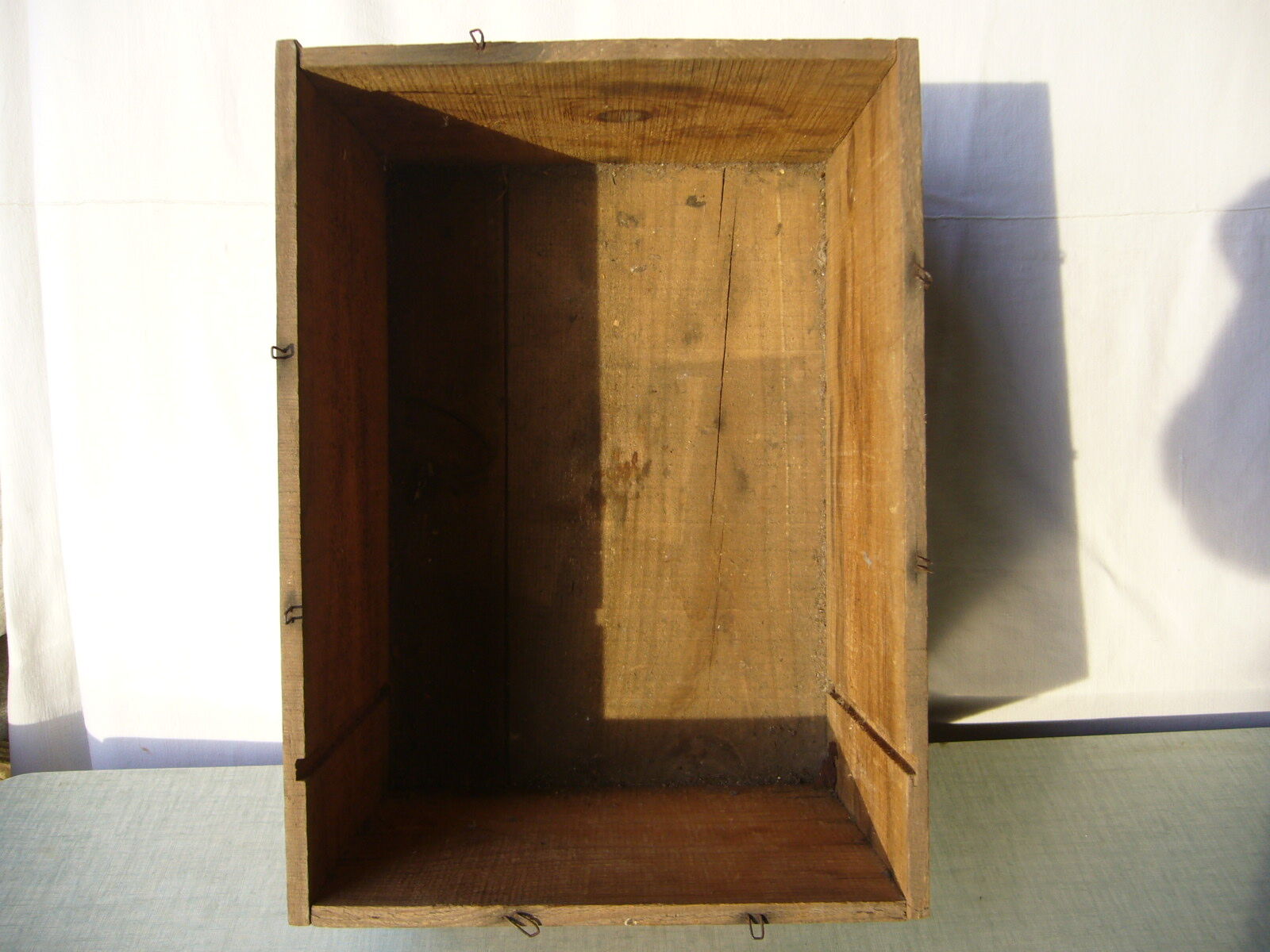 Old wooden crate Calvet (wines from bordeaux)