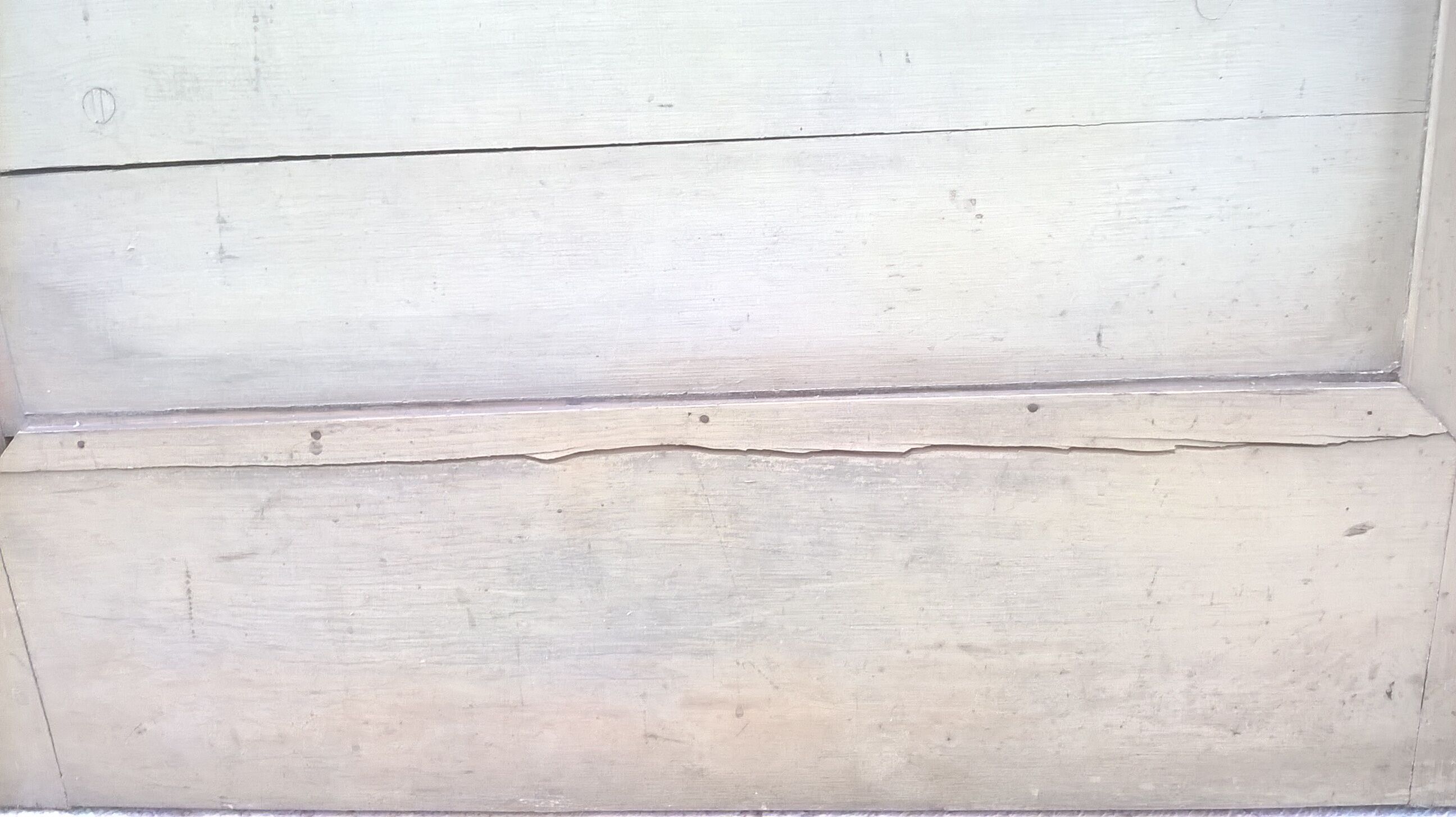 Old glazed interior door