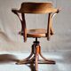 J&J KOHN swivel office chair, early 20th century