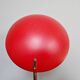 Articulated lamp in red lacquered metal, 1960s