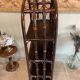 Vintage rattan shelf