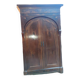 A walnut wardrobe with marquetry and boxwood stringing, dating from the Consulate period, circa 1810.
