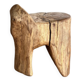 Tabouret monoxyle