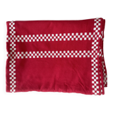 Red checkered Basque tablecloth