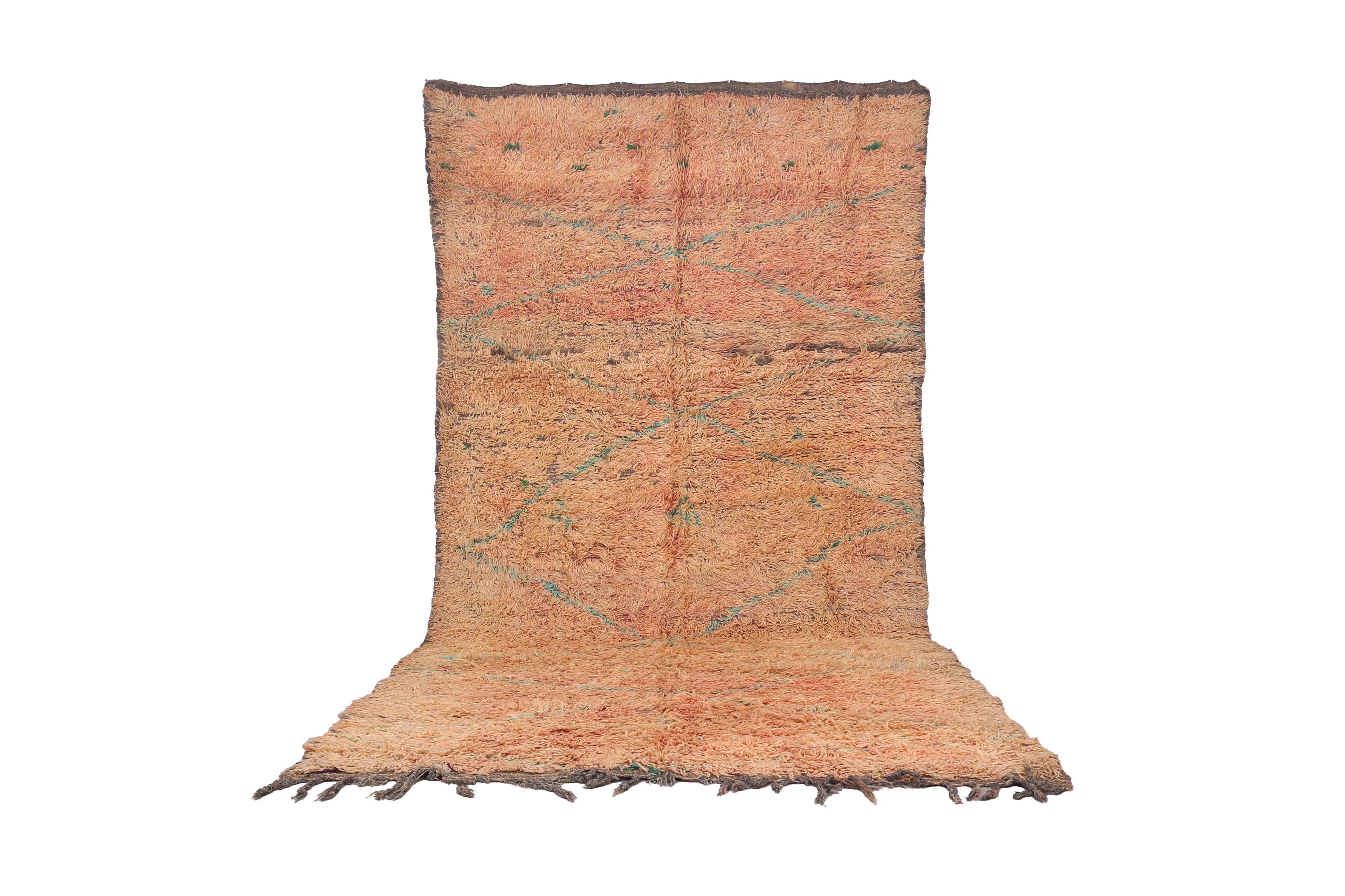 Authentic Boujaad Rug Morocco 180 x 362 cm – Vintage Handmade Wool Piece