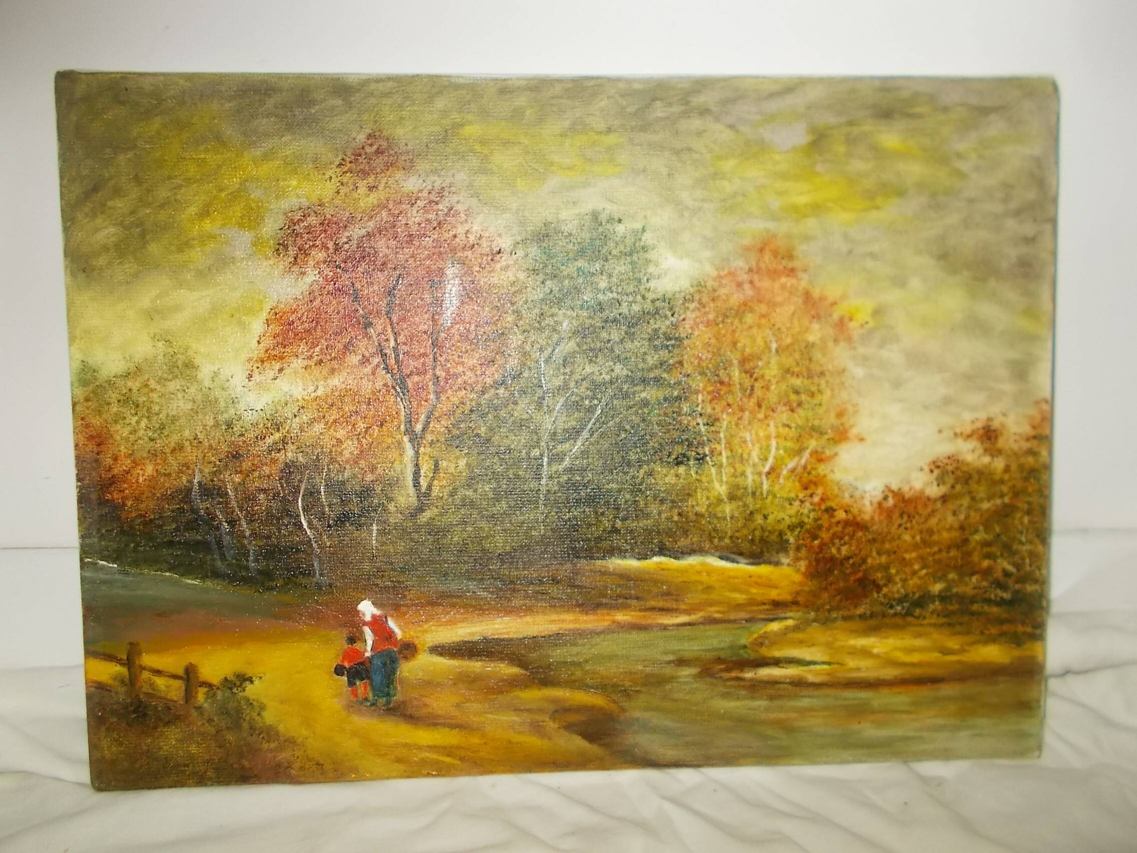 Huile sur toile paysage