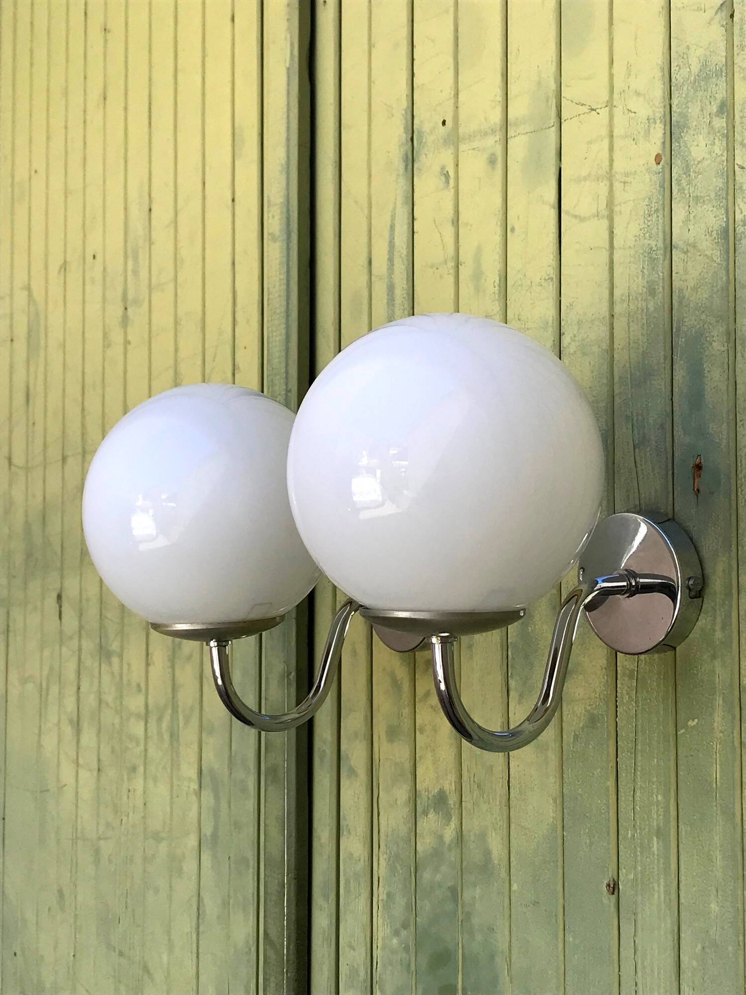 Vintage Delmas wall lights from the 70s