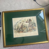 Set of hunting engravings