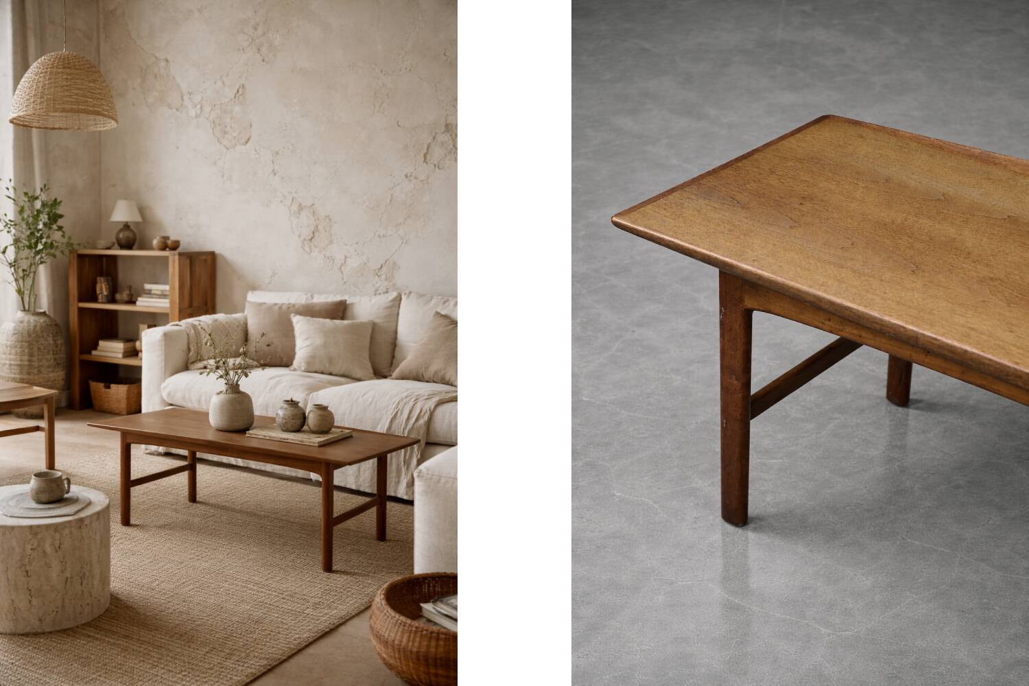 Vintage Mid-Century Swedish Modern Teak Frisco Coffee Table by F. Ohlsson