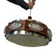 Vintage space age UFO chandelier / 1970s suspension