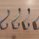 4 old aluminum hooks 30s