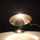 Lampe de table industrielle en chrome et bois des années 1950 avec interrupteur en céramique, Tchécoslovaquie