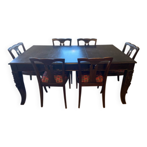 Table de salle à manger - chaises