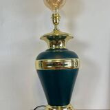 Vintage black and brass living room lamp